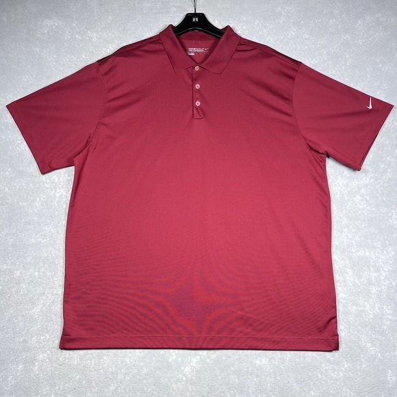 Under Armour Shirt Men’s 2XL Red The Performance Polo Short Sleeve Golf Loose - Picture 1 of 10